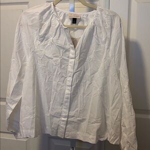 NWT Classic White Blouse Universal Thread
